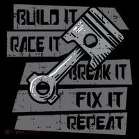 Build Race Break Fix It Repeat Auto Mechanic Coaster thumb 2