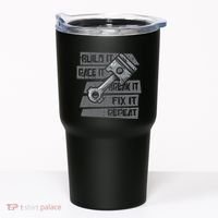 Build Race Break Fix It Repeat Auto Mechanic Tumbler thumb 0