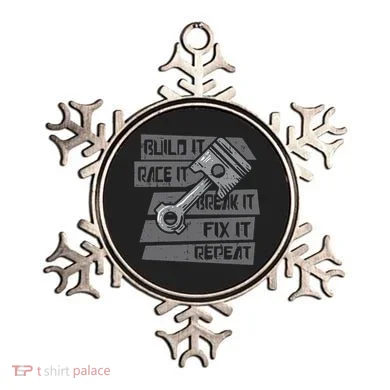 Build Race Break Fix It Repeat Auto Mechanic Ornament
