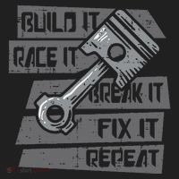 Build Race Break Fix It Repeat Auto Mechanic Hat thumb 2