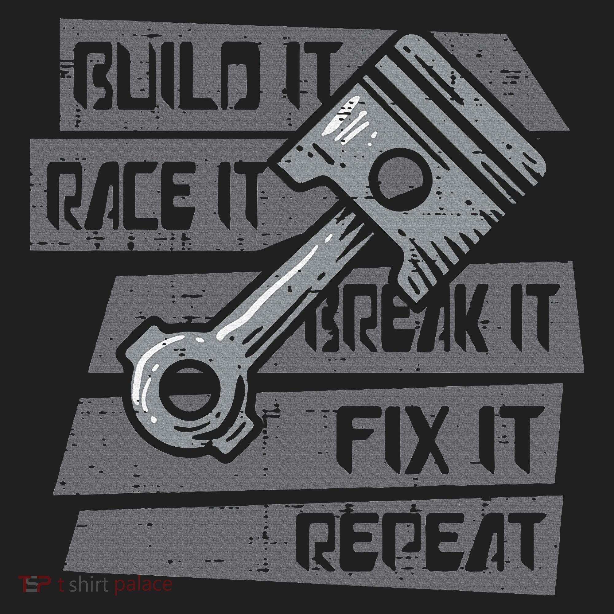 Build Race Break Fix It Repeat Auto Mechanic Hat