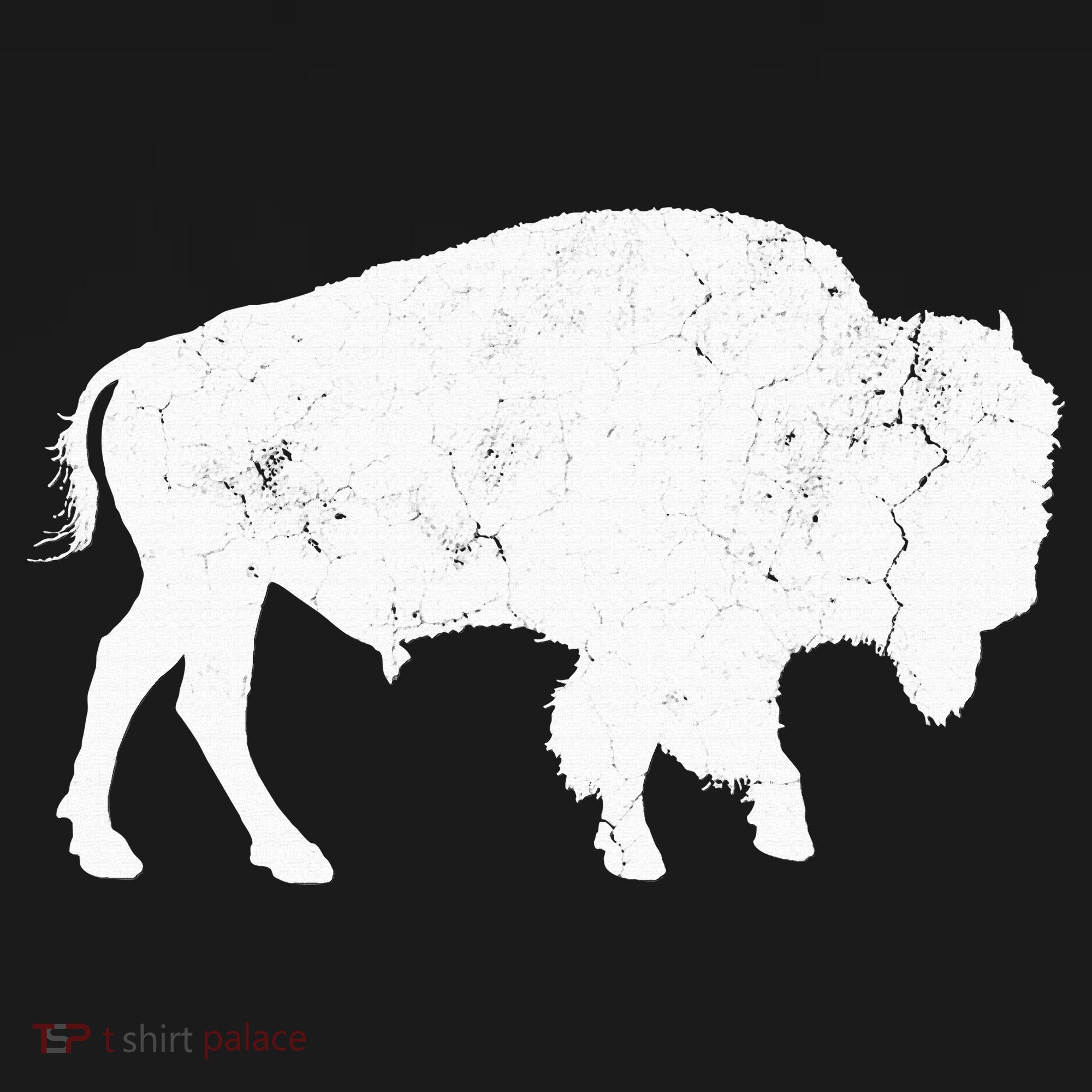 Buffalo Retro Bison Animal Lover Doggie Tank