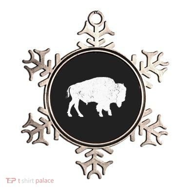 Buffalo Retro Bison Animal Lover Ornament