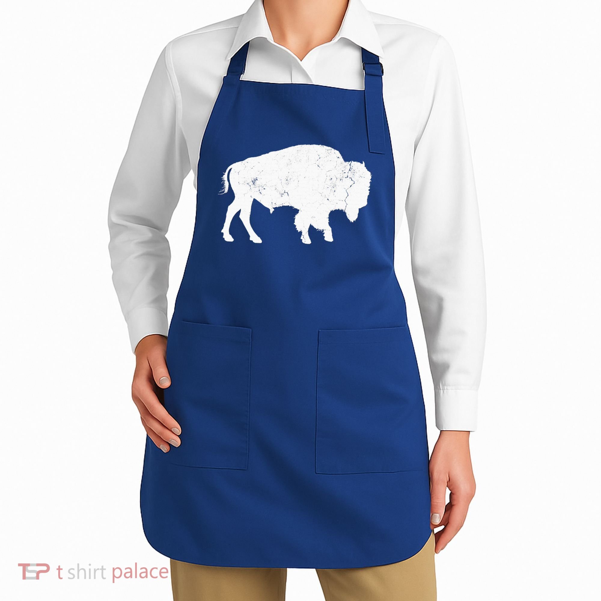 Buffalo Retro Bison Animal Lover Apron