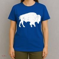 Buffalo Retro Bison Animal Lover T-Shirt thumb 4