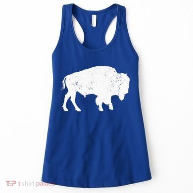 Buffalo Retro Bison Animal Lover Women's Tank Top