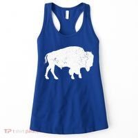 Buffalo Retro Bison Animal Lover Women's Tank Top thumb 0