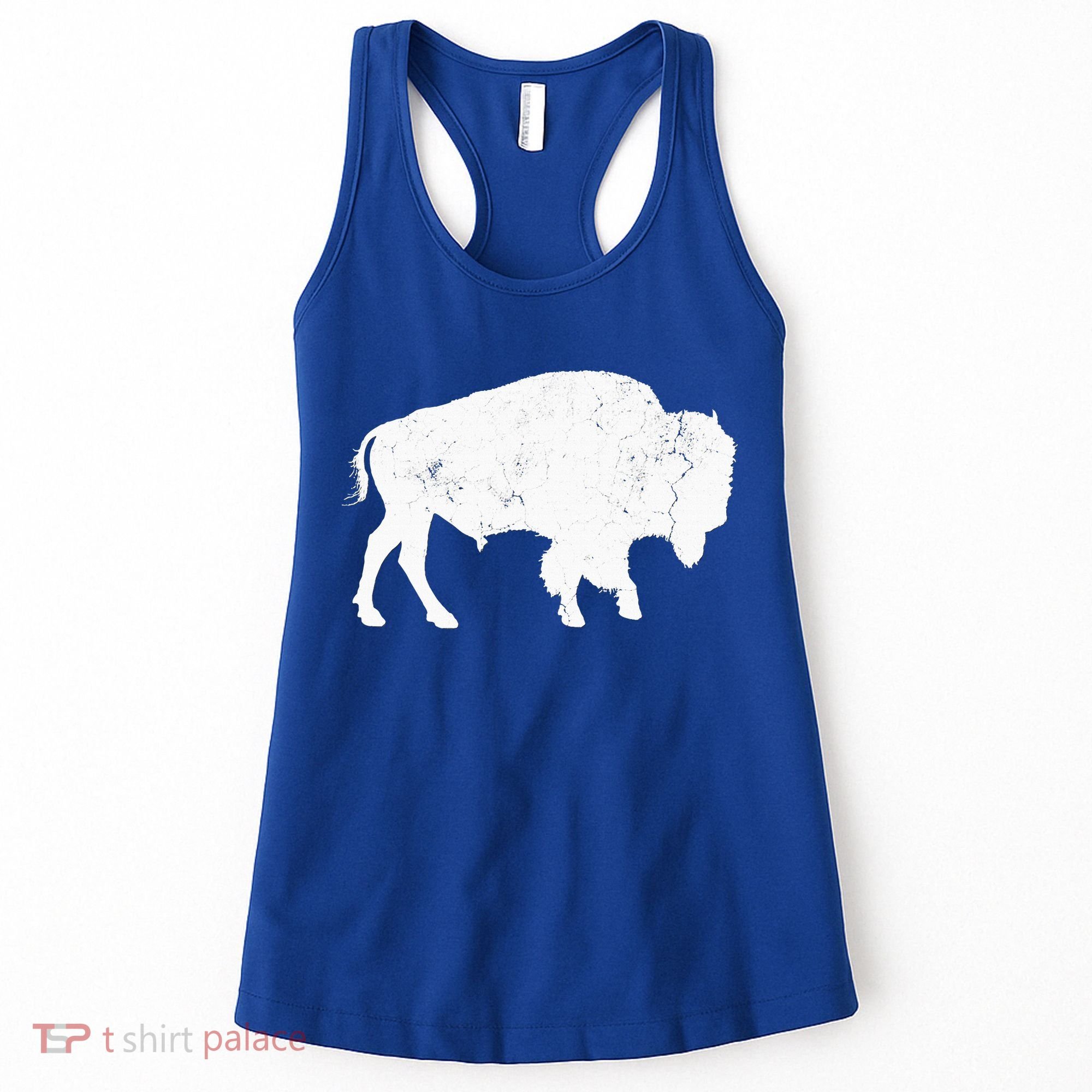 Buffalo Retro Bison Animal Lover Women's Tank Top