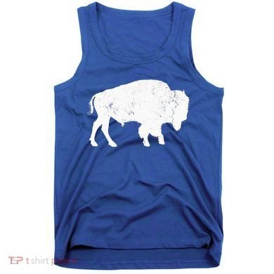 Buffalo Retro Bison Animal Lover Tank Top