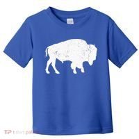 Buffalo Retro Bison Animal Lover Toddler T-Shirt thumb 0