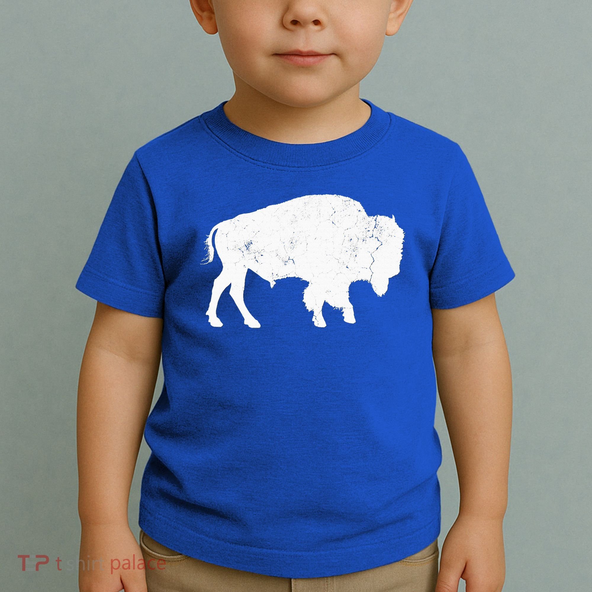 Buffalo Retro Bison Animal Lover Toddler T-Shirt