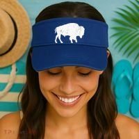 Buffalo Retro Bison Animal Lover Visor thumb 2