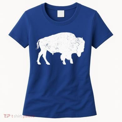 Buffalo Retro Bison Animal Lover Women's T-Shirt