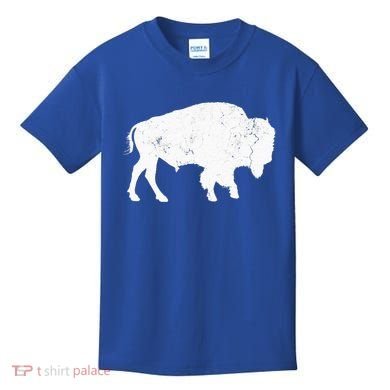 Buffalo Retro Bison Animal Lover Kids T-Shirt