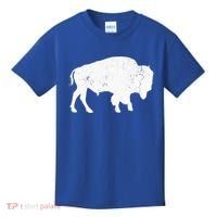 Buffalo Retro Bison Animal Lover Kids T-Shirt thumb 0