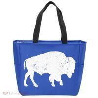 Buffalo Retro Bison Animal Lover Tote Bag thumb 0