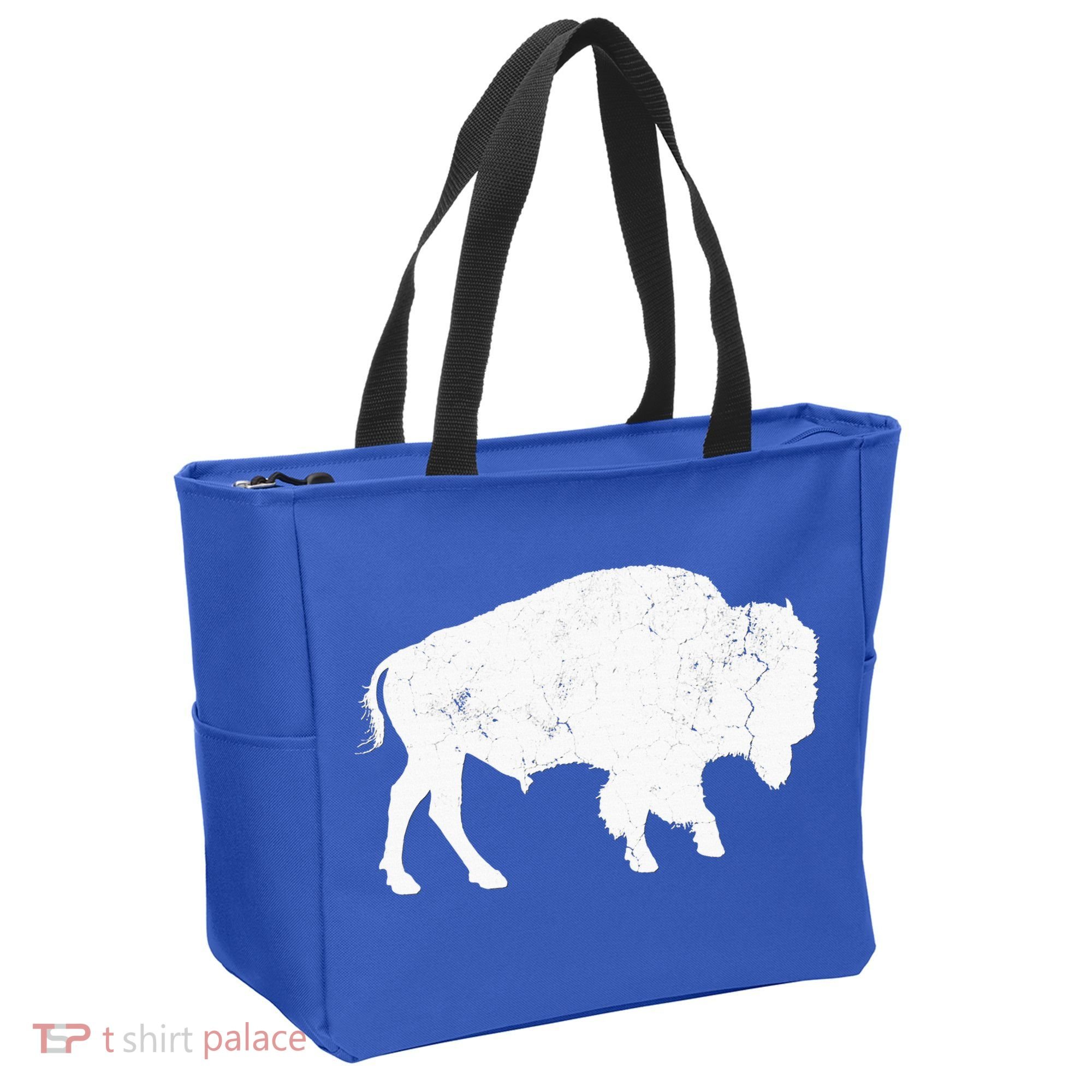 Buffalo Retro Bison Animal Lover Tote Bag