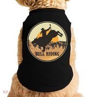 Bull Riding Bullriding Cowboy Western Rodeo Doggie Tank thumb 0