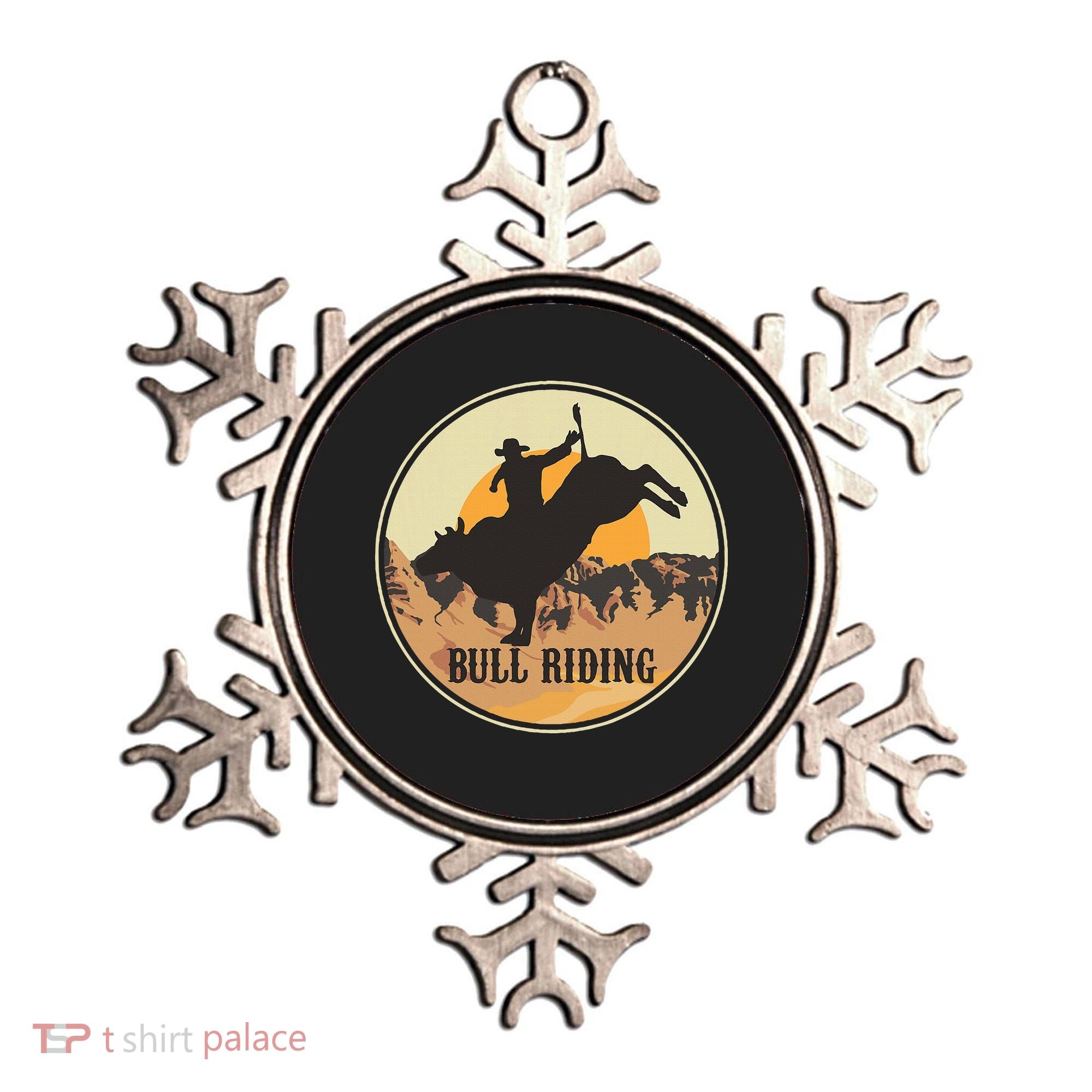 Bull Riding Bullriding Cowboy Western Rodeo Ornament