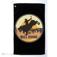 Bull Riding Bullriding Cowboy Western Rodeo Golf Towel thumb 0