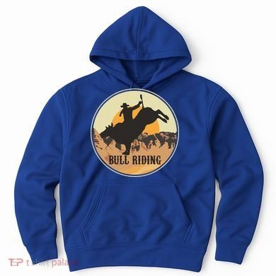 Bull Riding Bullriding Cowboy Western Rodeo Hoodie