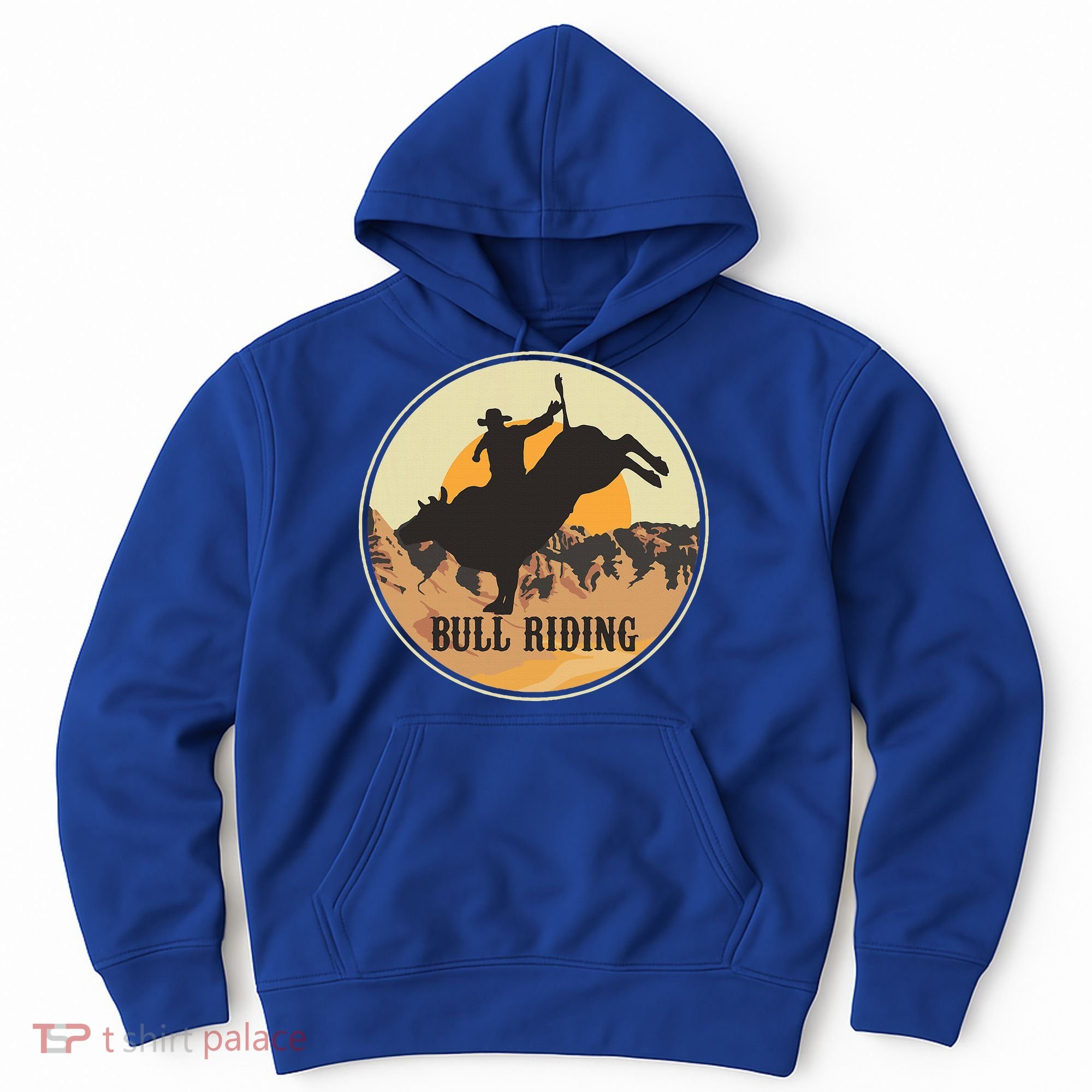 Bull Riding Bullriding Cowboy Western Rodeo Hoodie