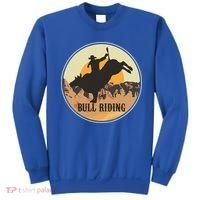 Bull Riding Bullriding Cowboy Western Rodeo Sweatshirt thumb 0