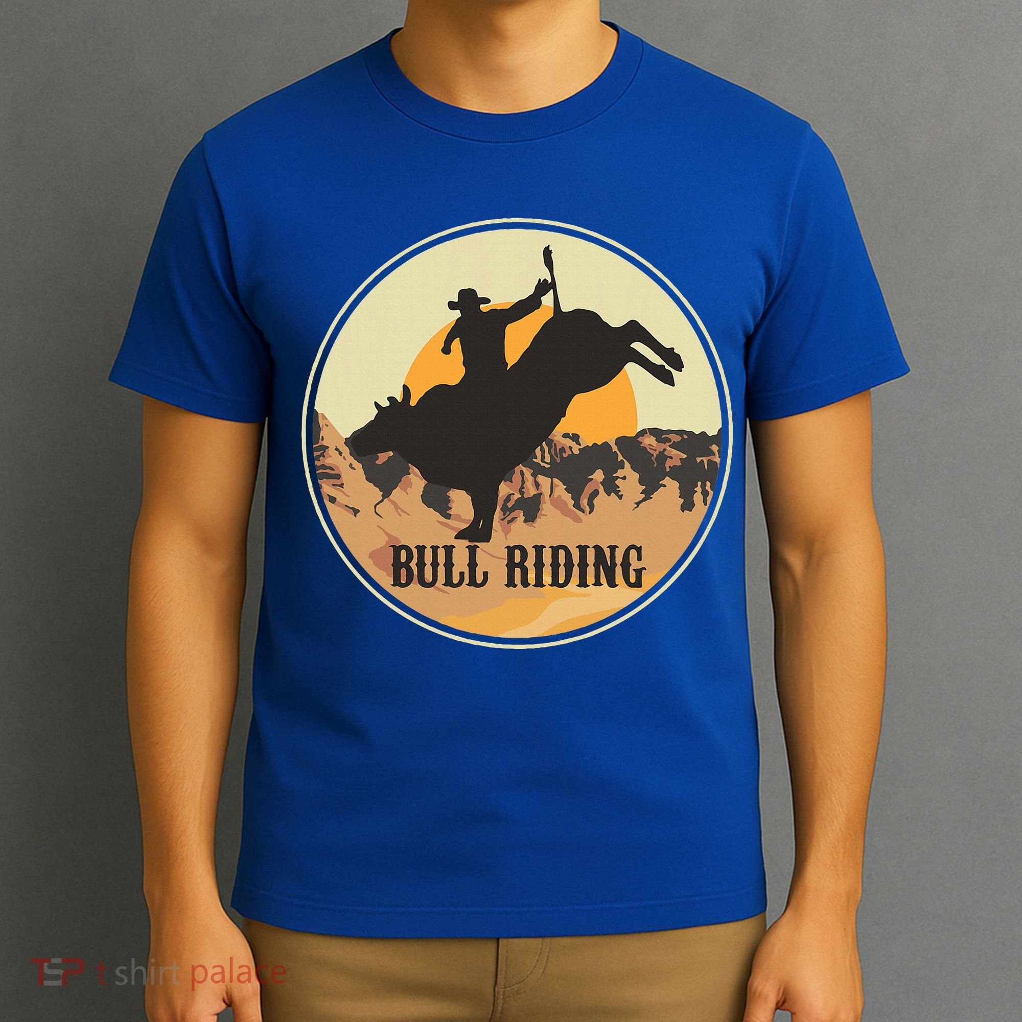 Bull Riding Bullriding Cowboy Western Rodeo T-Shirt