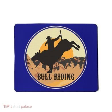 Bull Riding Bullriding Cowboy Western Rodeo Mousepad