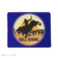Bull Riding Bullriding Cowboy Western Rodeo Mousepad thumb 0