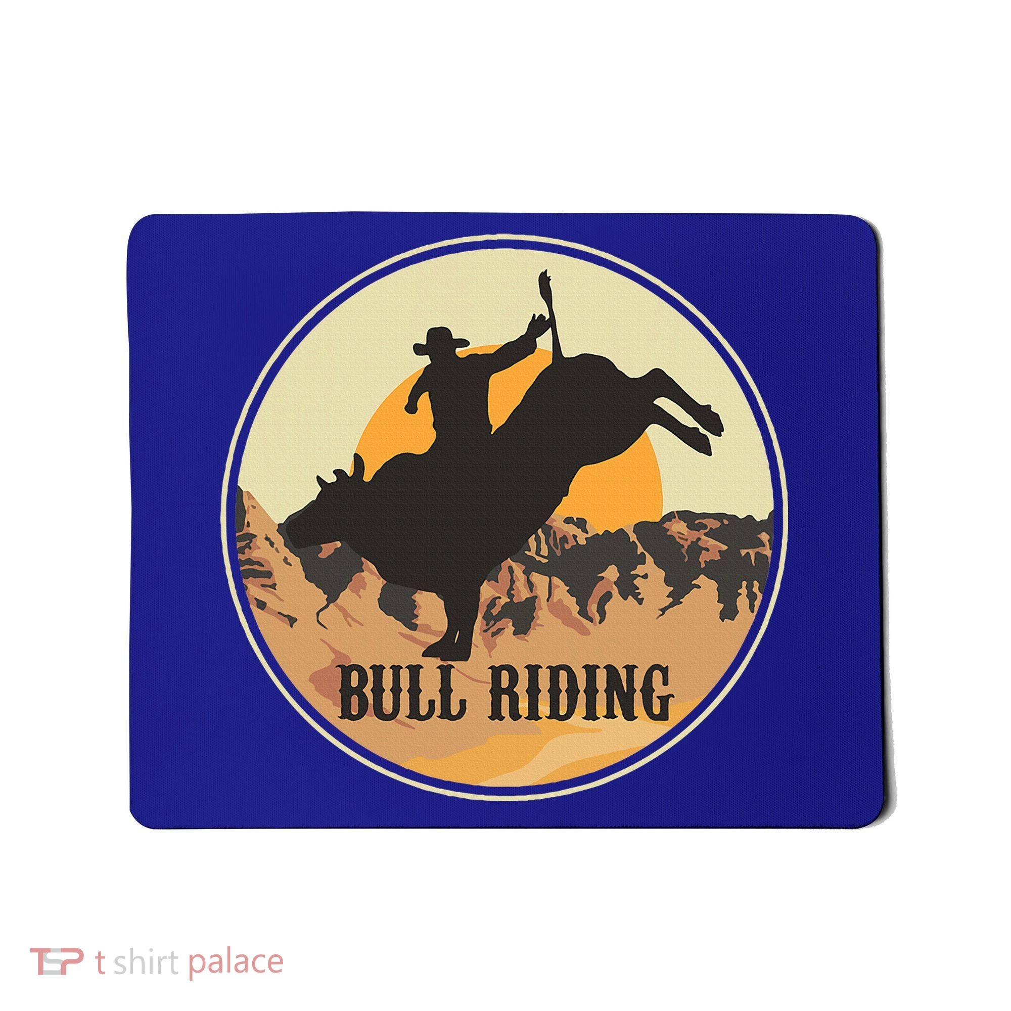 Bull Riding Bullriding Cowboy Western Rodeo Mousepad