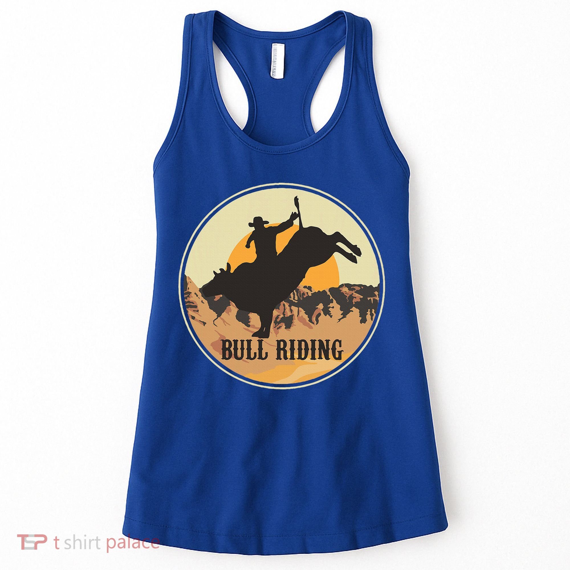 Bull Riding Bullriding Cowboy Western Rodeo Women's Tank Top