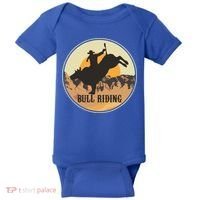 Bull Riding Bullriding Cowboy Western Rodeo Baby Bodysuit thumb 0