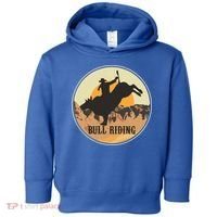 Bull Riding Bullriding Cowboy Western Rodeo Toddler Hoodie thumb 0