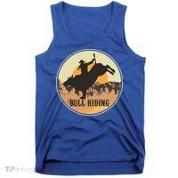 Bull Riding Bullriding Cowboy Western Rodeo Tank Top thumb 0