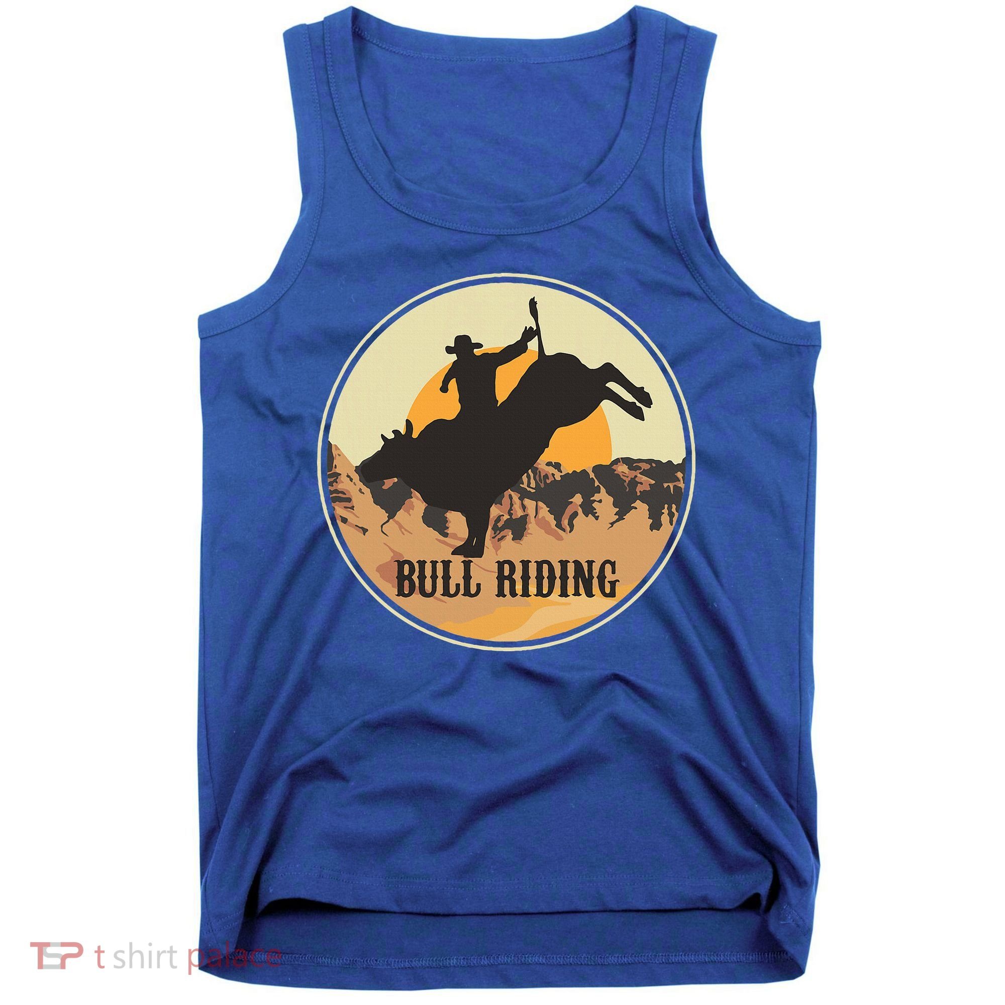 Bull Riding Bullriding Cowboy Western Rodeo Tank Top