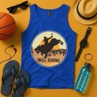 Bull Riding Bullriding Cowboy Western Rodeo Tank Top thumb 4