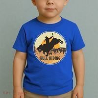 Bull Riding Bullriding Cowboy Western Rodeo Toddler T-Shirt thumb 2