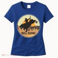 Bull Riding Bullriding Cowboy Western Rodeo Women's T-Shirt thumb 0