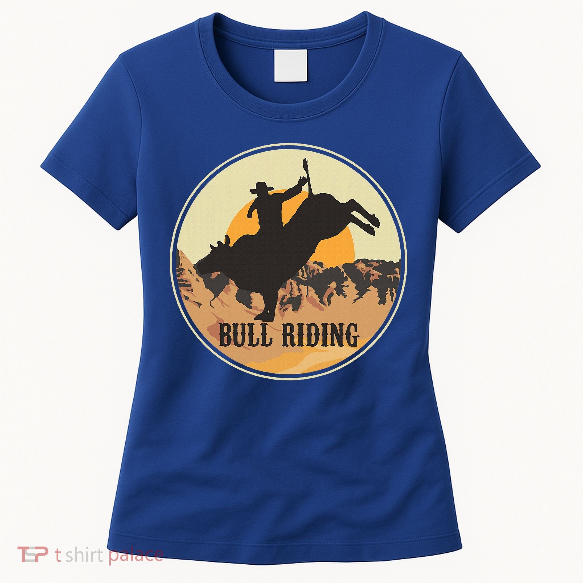 Bull Riding Bullriding Cowboy Western Rodeo Women's T-Shirt