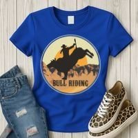 Bull Riding Bullriding Cowboy Western Rodeo Women's T-Shirt thumb 3