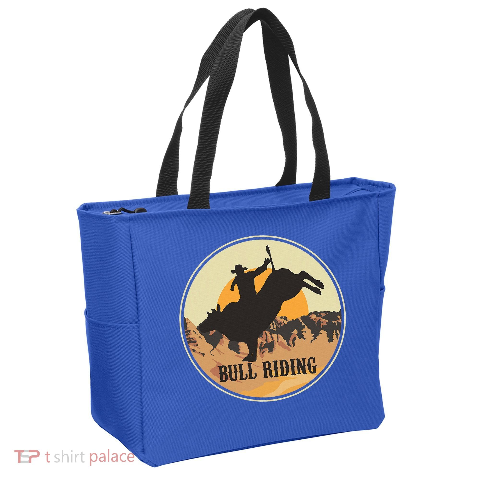 Bull Riding Bullriding Cowboy Western Rodeo Tote Bag