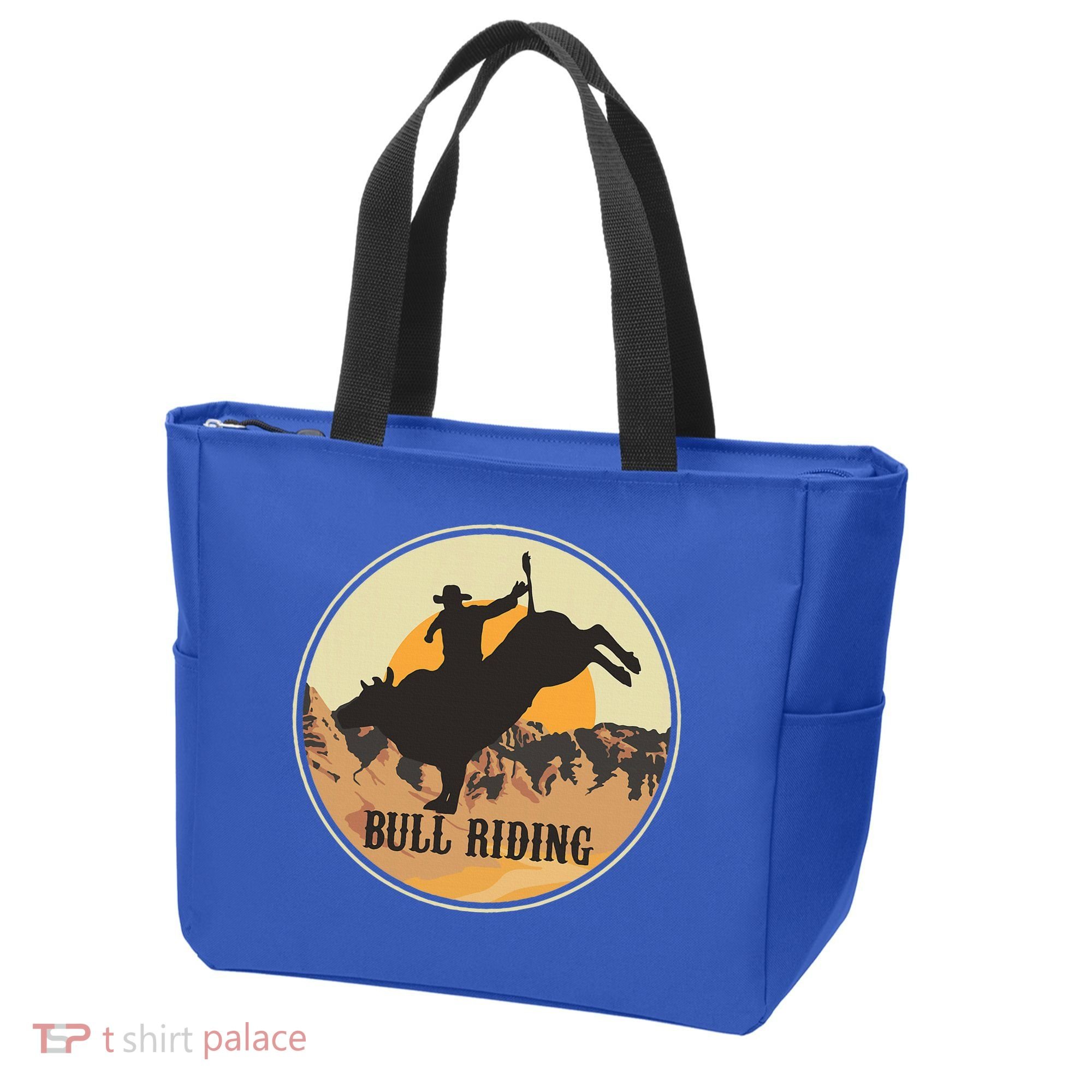 Bull Riding Bullriding Cowboy Western Rodeo Tote Bag