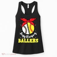 Busy Raising Ballers Softball Baseball Mom Women Women's Tank Top thumb 0
