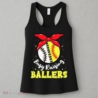 Busy Raising Ballers Softball Baseball Mom Women Women's Tank Top thumb 3