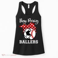Busy Raising Ballers Funny Baseball Soccer Mom Meaningful Gift Women's Tank Top thumb 0