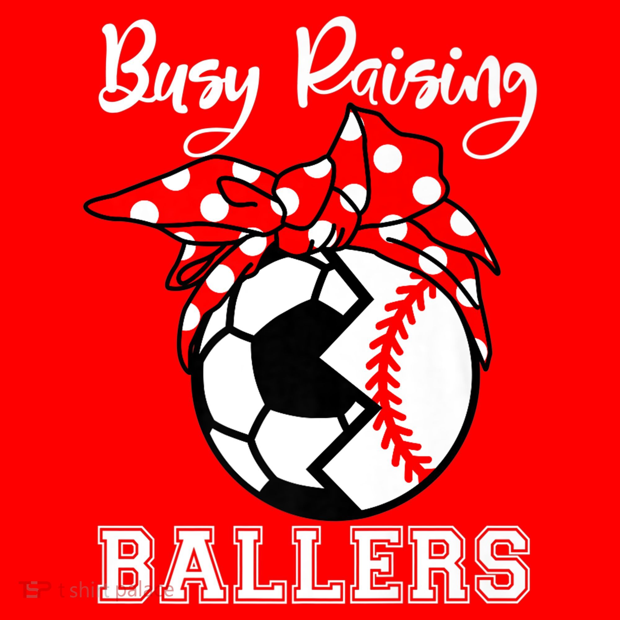 Busy Raising Ballers Funny Baseball Soccer Mom Meaningful Gift Santa Hat