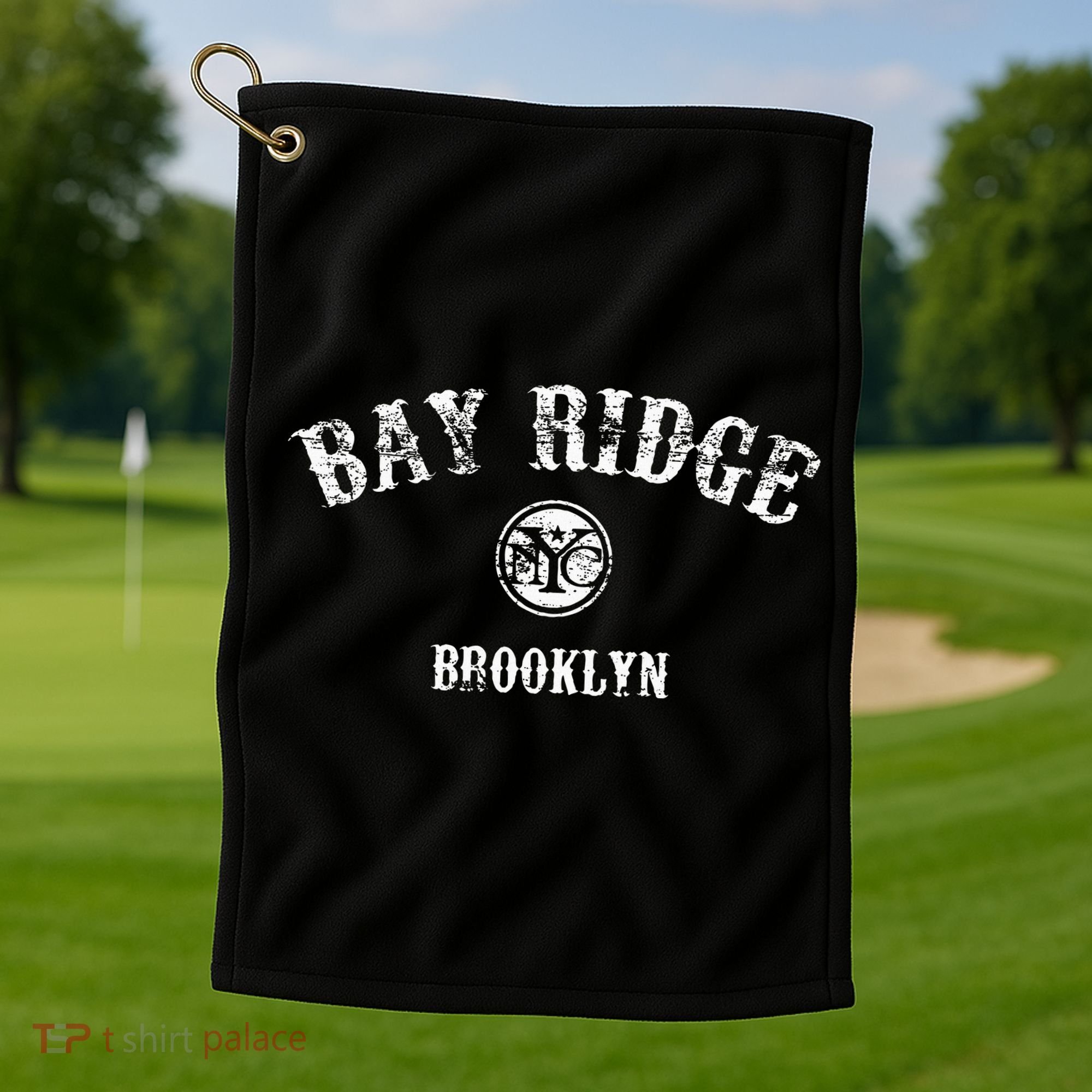 Bay Ridge Brooklyn New York Golf Towel