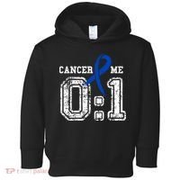 Blue Ribbon Cancer 0:1 Awareness Survivor Toddler Hoodie thumb 0