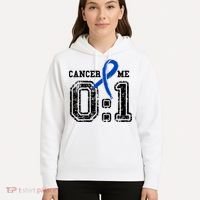 Blue Ribbon Cancer 0:1 Awareness Survivor Hoodie thumb 5